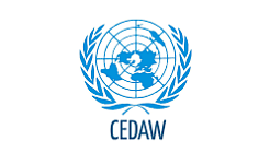 Logo Ηνωμένων Εθνών και Σύμβασης CEDAW