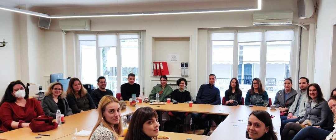Φωτογραφία από την επίσκεψη των σπουδαστών της ΕΣΔΔΑ στα γραφεία της ΕΕΔΑ