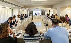 Στιγμιότυπο από τη συνεδρίαση του ΕΣΡΜ