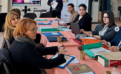 Στιγμιότυπο από τη συνάντηση για το έργο Romanet