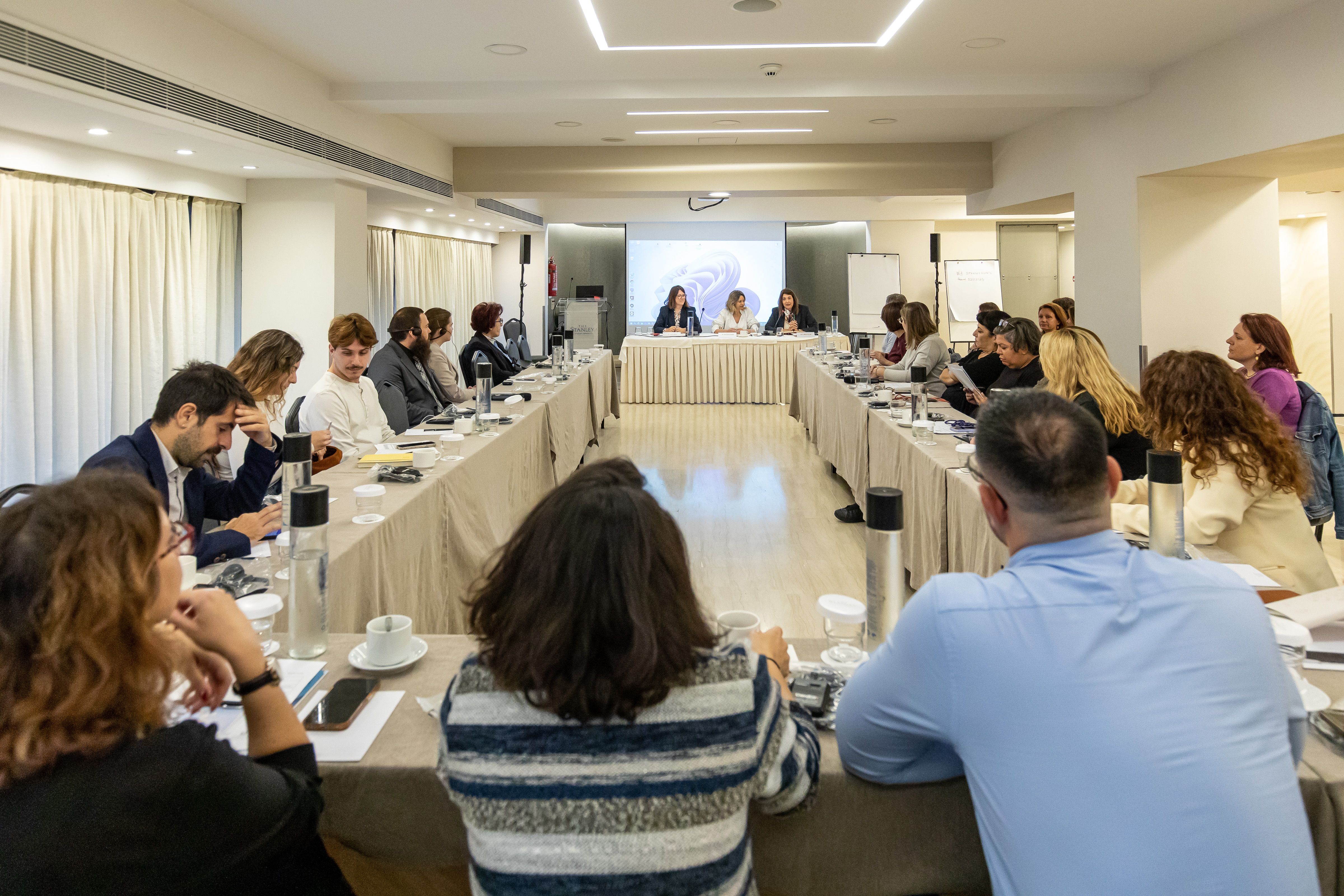 Στιγμιότυπο από τη συνεδρίαση του ΕΣΡΜ