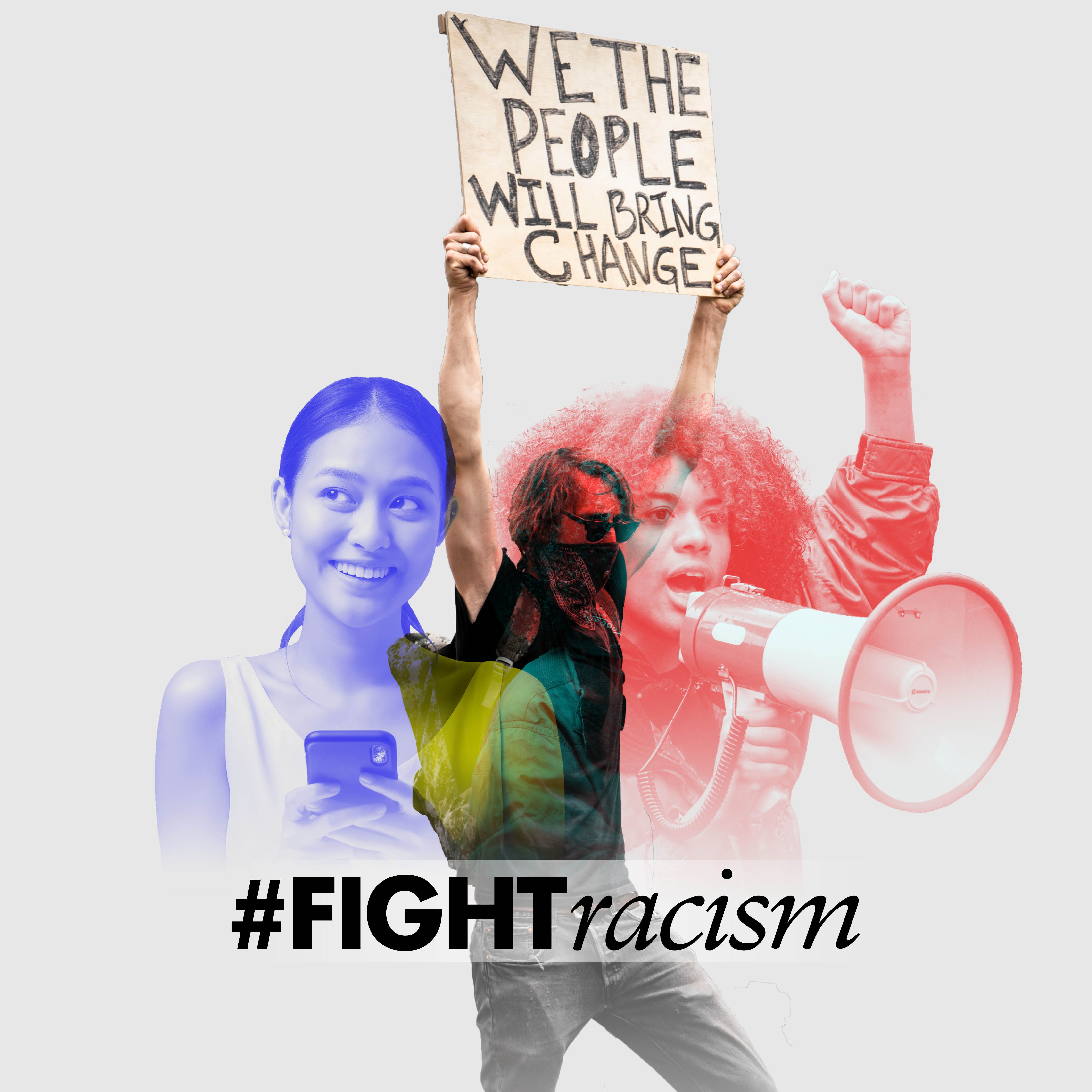 Αφίσα ΟΗΕ fight racism