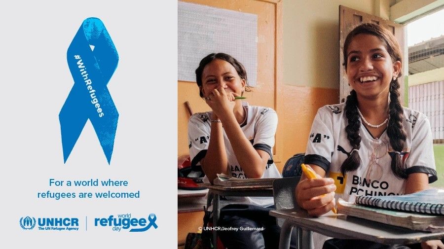 Η αφίσα των Ηνωμένων Εθνών για την Παγκόσμια Ημέρα Προσφύγων