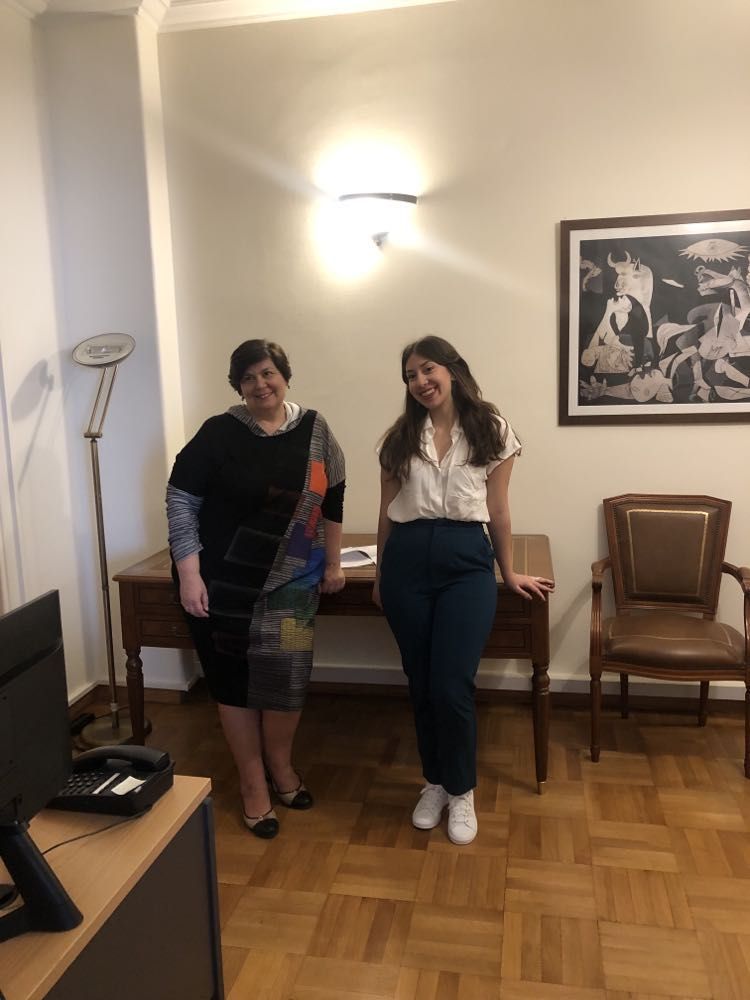Η Πρόεδρος της ΕΕΔΑ Μ.Γαβουνέλη και η Πρόεδρος της ELSA Greece Χ.Σωτηρίου