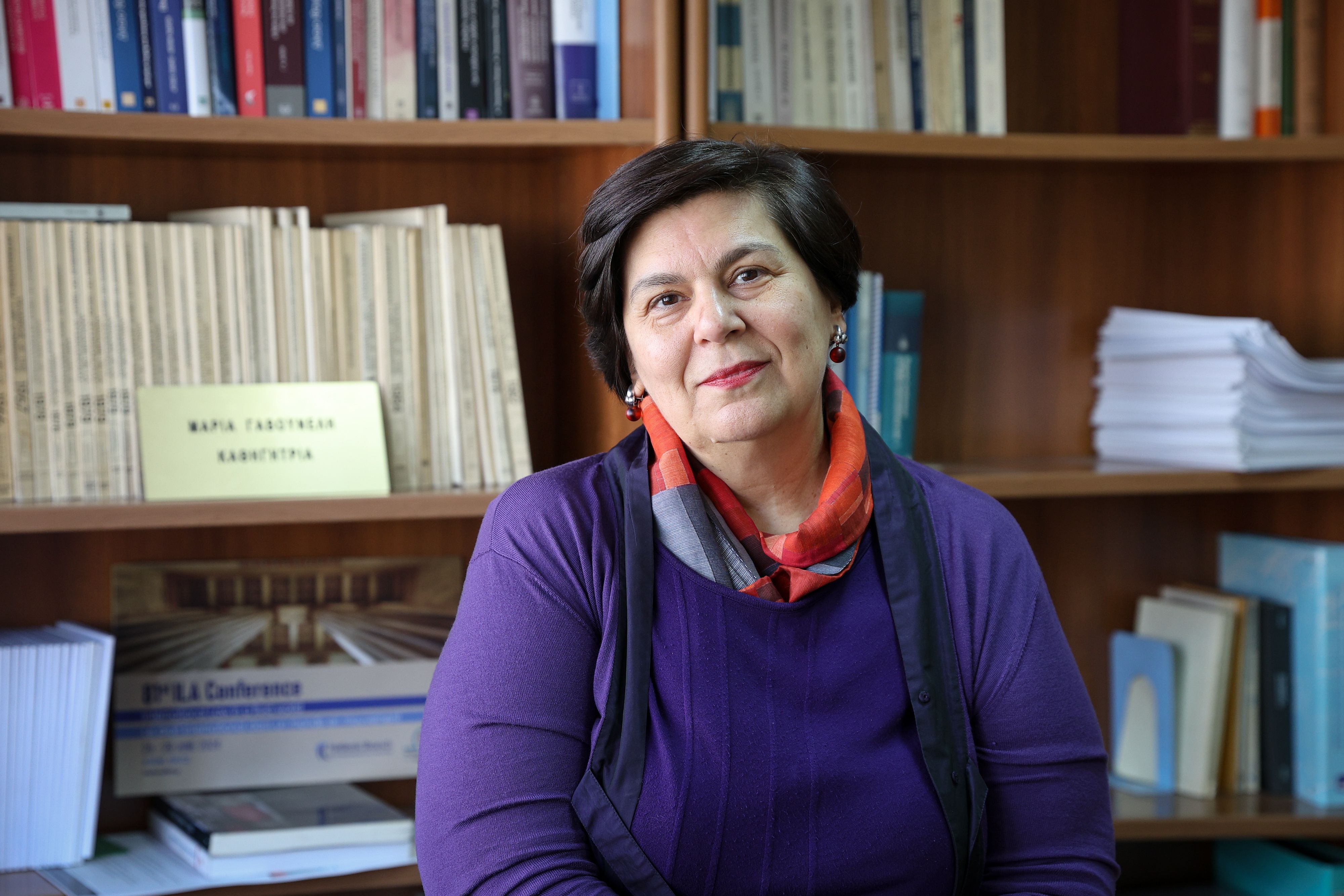 Η Πρόεδρος της ΕΕΔΑ Μαρία Γαβουνέλη